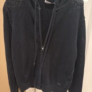 Aritiza black zip up hoodie